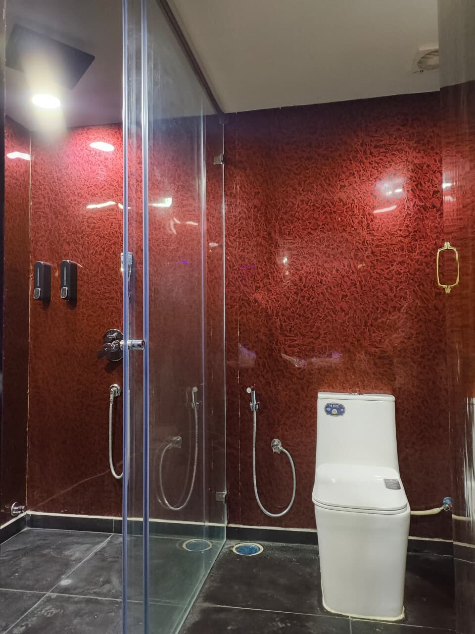Modern attached bathroom